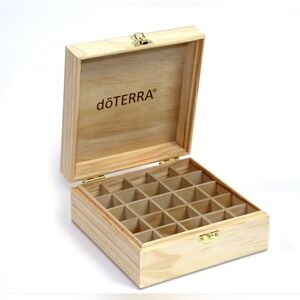 DOTERRA Logo Engraved Essential Oil Wooden Box